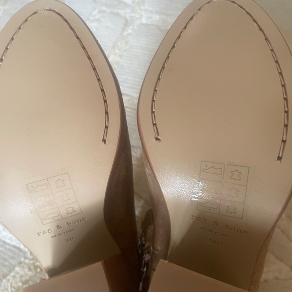 Rag & Bone Brown Suede Booties - Picture 7 of 7